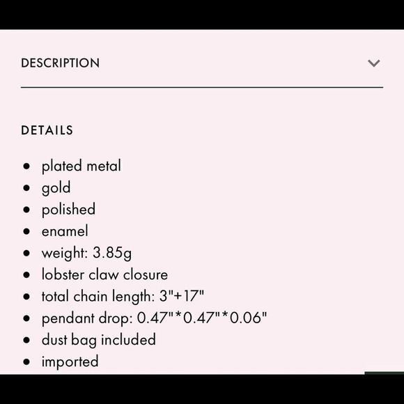 Kate Spade clover necklace  - Picture 7 of 7